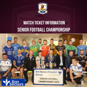 Match Tickets:  Senior, Intermediate, Junior Football Championship