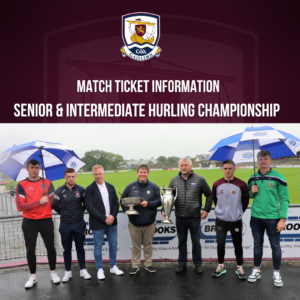 Match Ticket Info - Weekend Hurling Fixtures